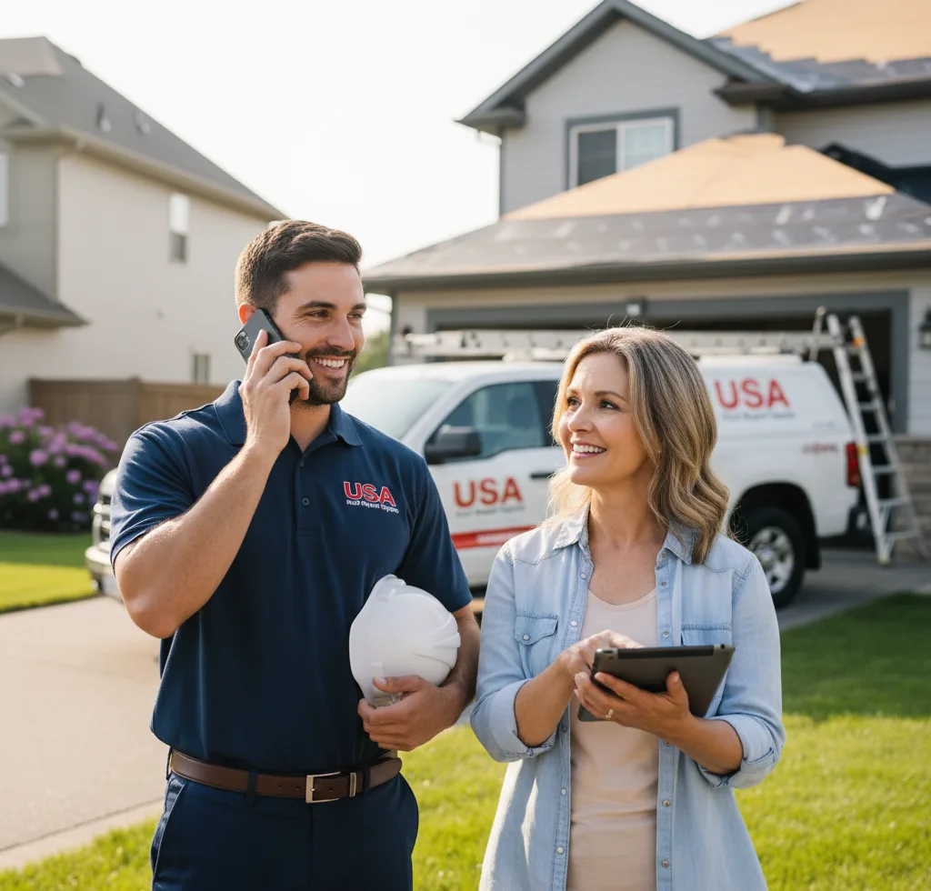 USA Roof Repair Experts customer support in Sarah